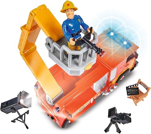 Buy Simba Toys Fireman Sam Hollywood Jupiter Vehicle With 1 Figurine | Yallatoys.com