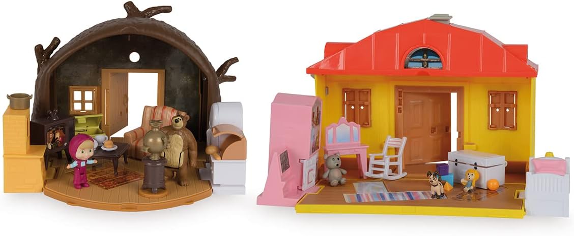 Buy Masha And The Bear Playsets With Masha and Michka  | Yallatoys.com