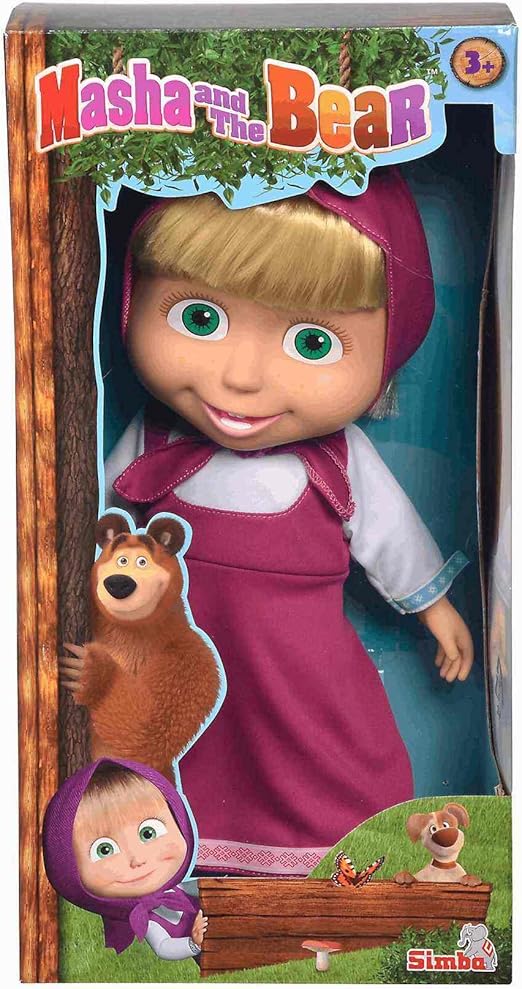 Buy Masha & The Bear Soft Bodied Doll 40cm | Yallatoys.com