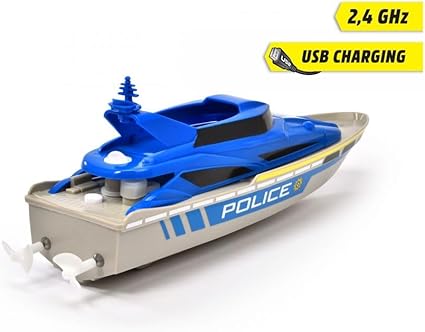 Buy Dickie Toys Remote Control Police Boat | Yallatoys.com