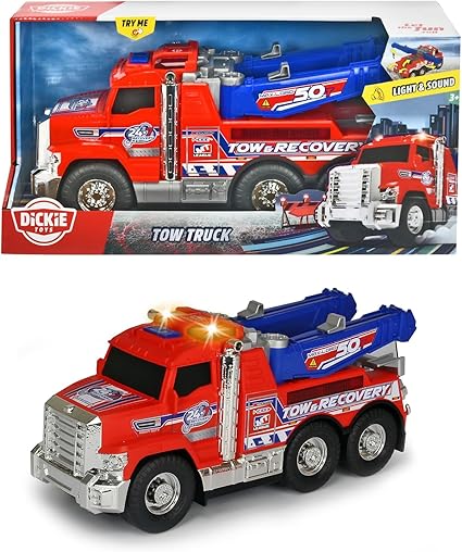 Buy Dickie Tow Truck with Light And Sound | Yallatoys.com