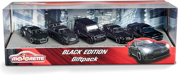 Buy Majorette Black Edition 5 Pieces Giftpack (Sold Separately Subject To Availability) | Yallatoys.com