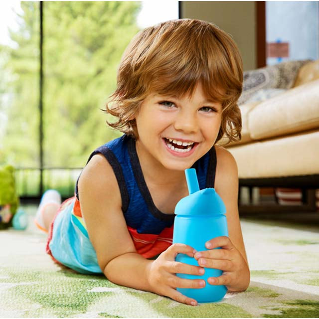 Munchkin  Simple Clean Strw Cup 1Pk 10Oz Blue Munchkin Yallatoys