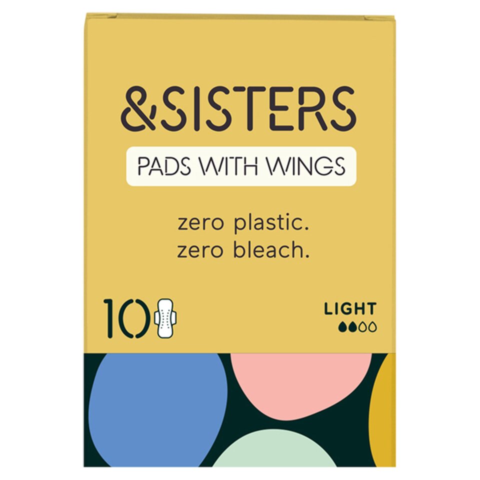 &Sisters Organic Cotton Pads Light 10 pack &Sisters Yallatoys