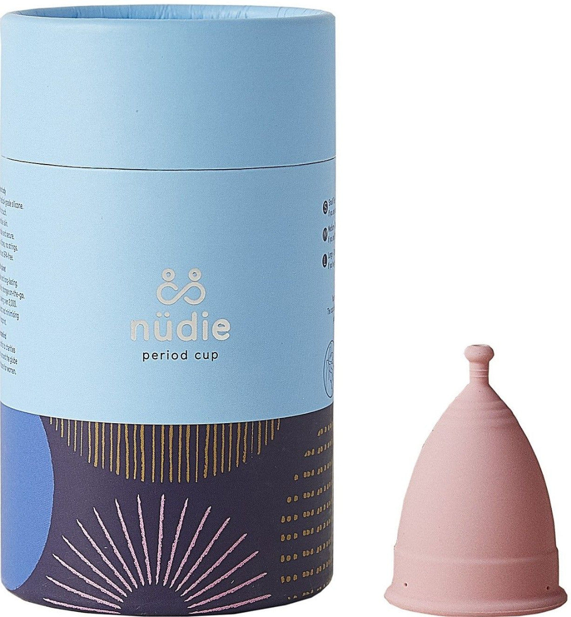 &Sisters The Nudie Period Cup Size B 32ml capacity +30 yrs old given birth vaginally &Sisters Yallatoys