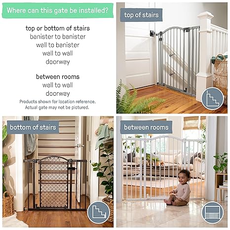 Summer Infant The Thruway 53" Wide Baby Safety Gates for 6 - 24 Months - White Summer Infant Yallatoys