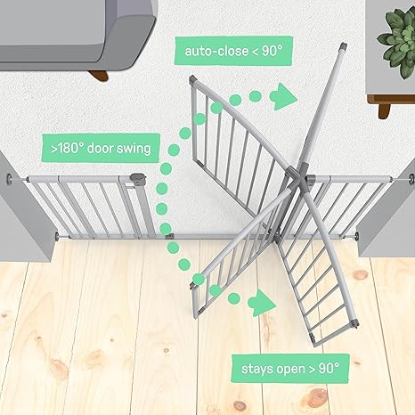 Summer Infant The Thruway 53" Wide Baby Safety Gates for 6 - 24 Months - White Summer Infant Yallatoys