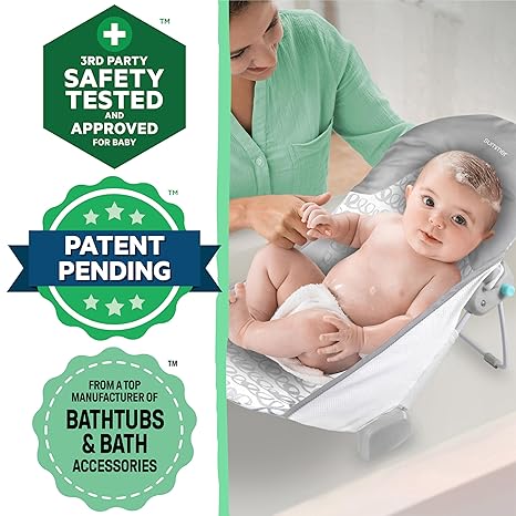 Summer Infant Foldaway 2 Position Baby Bather Grey Summer Infant Yallatoys