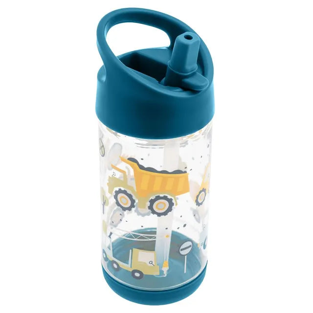 Buy Stephen Joseph Flip Top Water Bottle Construction 355 ml | Yallatoys.com