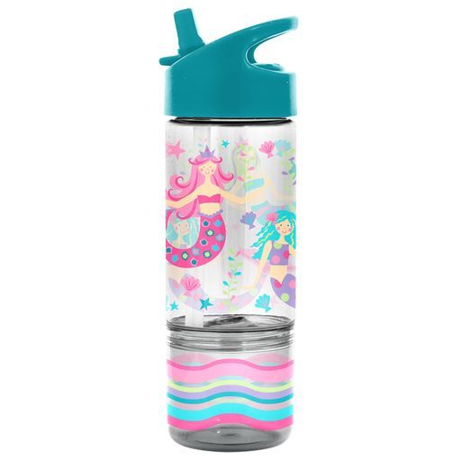 Buy Stephen Joseph Sip & Snack Bottle Mermaid 350ml | Yallatoys.com