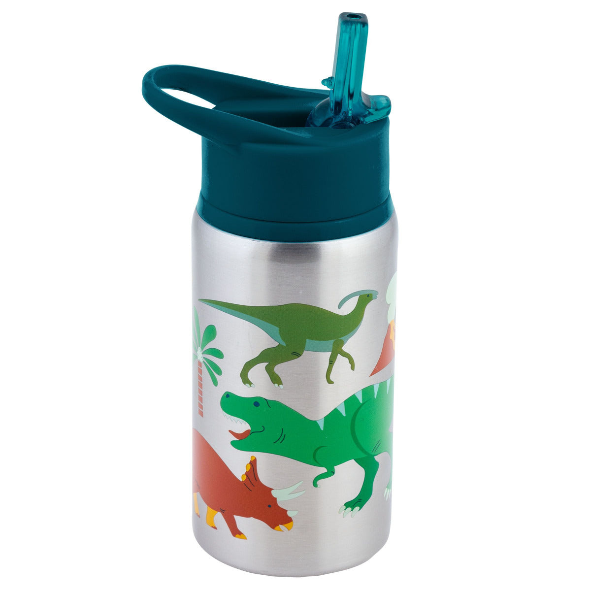 Buy Stephen Joseph Stainless Steel Water Bottles Dino Green 350ml | Yallatoys.com