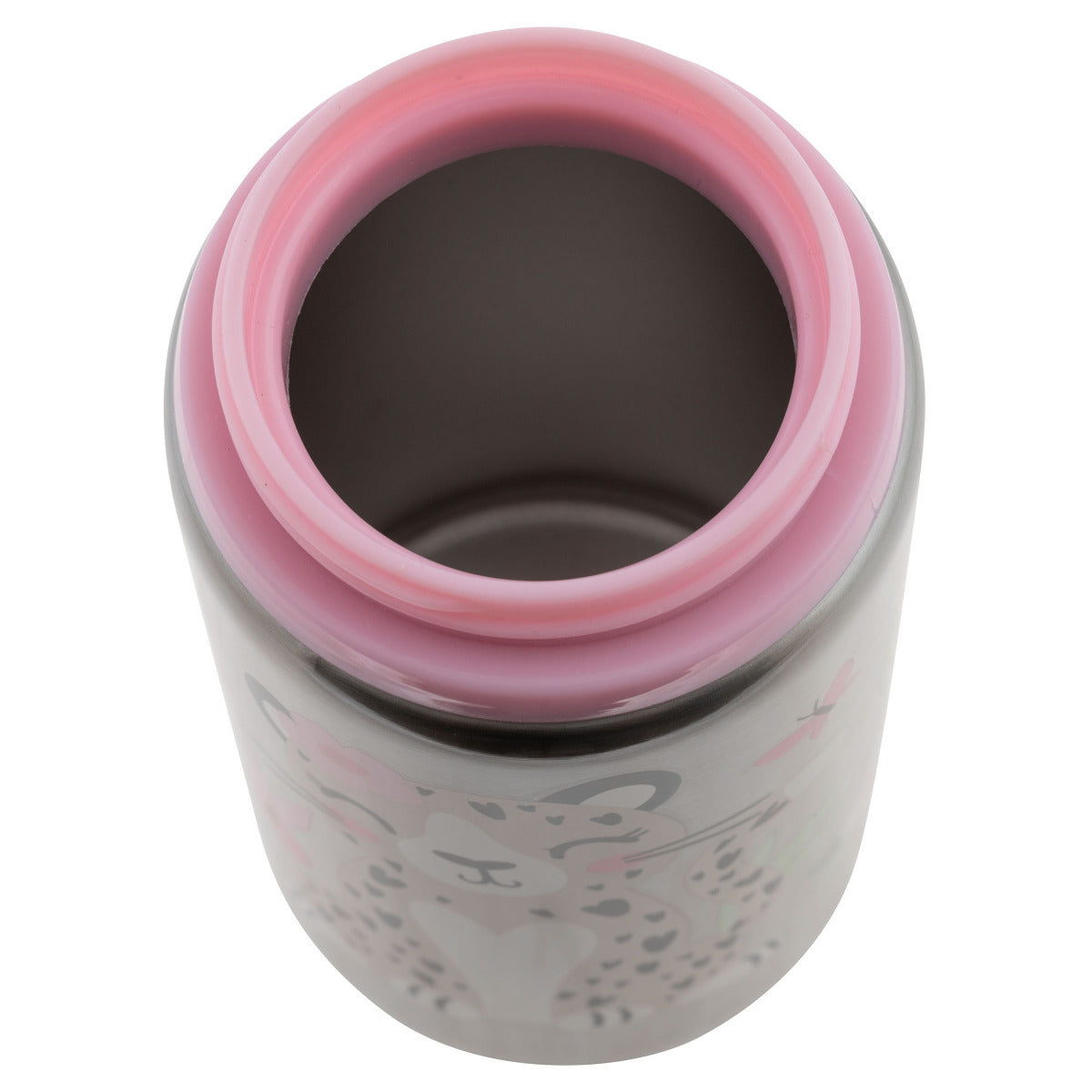 Buy Stephen Joseph Stainless Steel Water Bottle Leopard Pink 532ml | Yallatoys.com