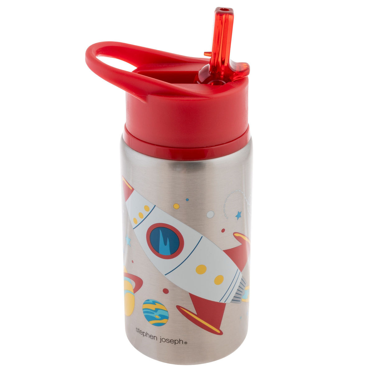 Buy Stephen Joseph Stainless Steel Water Bottles Space 350ml | Yallatoys.com