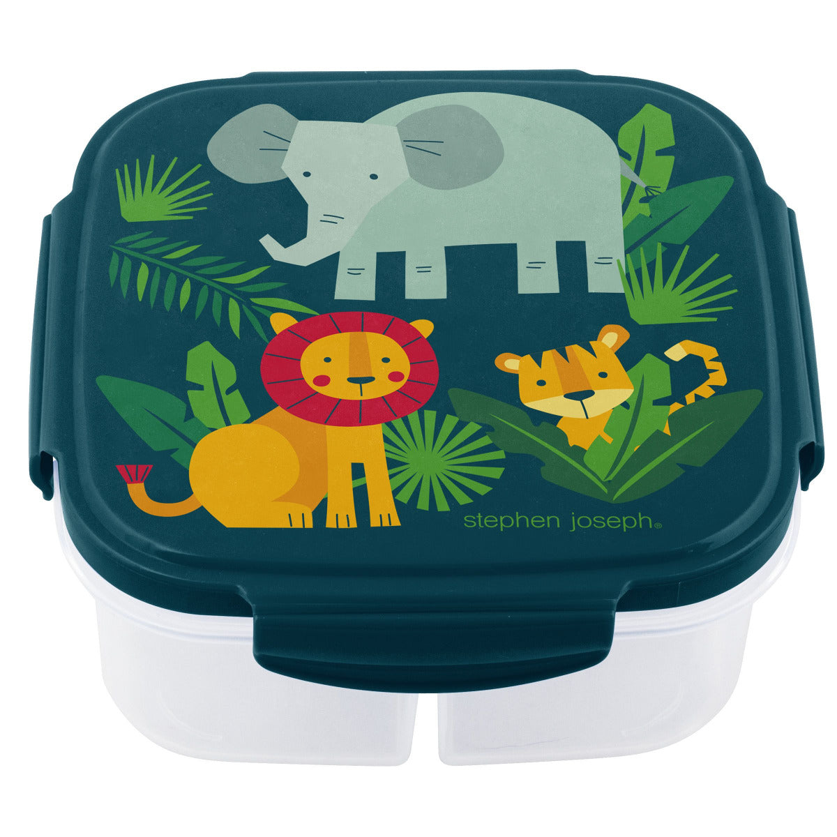 Buy Stephen Joseph Snack Box With Ice Pack Zoo Green | Yallatoys.com