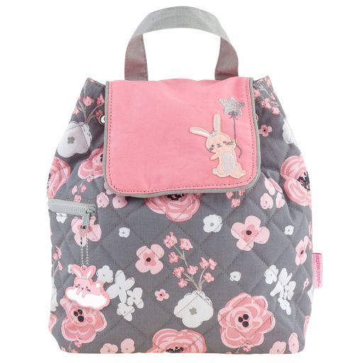 Buy Stephen Joseph Quilted Backpack Bunny Pink 14inch | Yallatoys.com