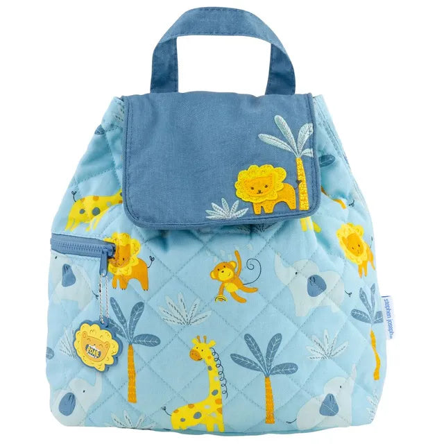 Buy Stephen Joseph Quilted Backpack 12inch Zoo | Yallatoys.com