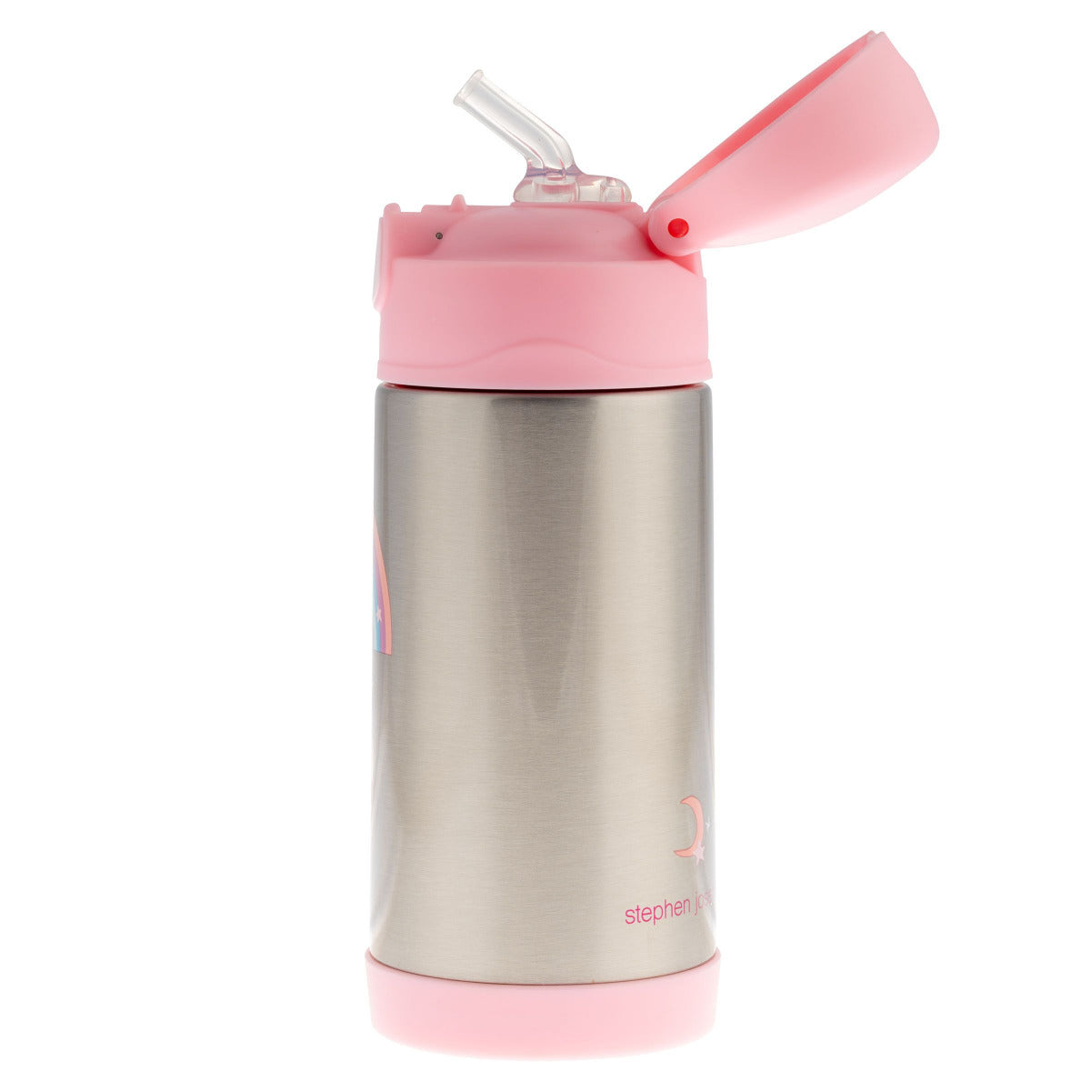 Buy Stephen Joseph Double Wall Stainless Steel Bottle Fruit Pink 335ml | Yallatoys.com