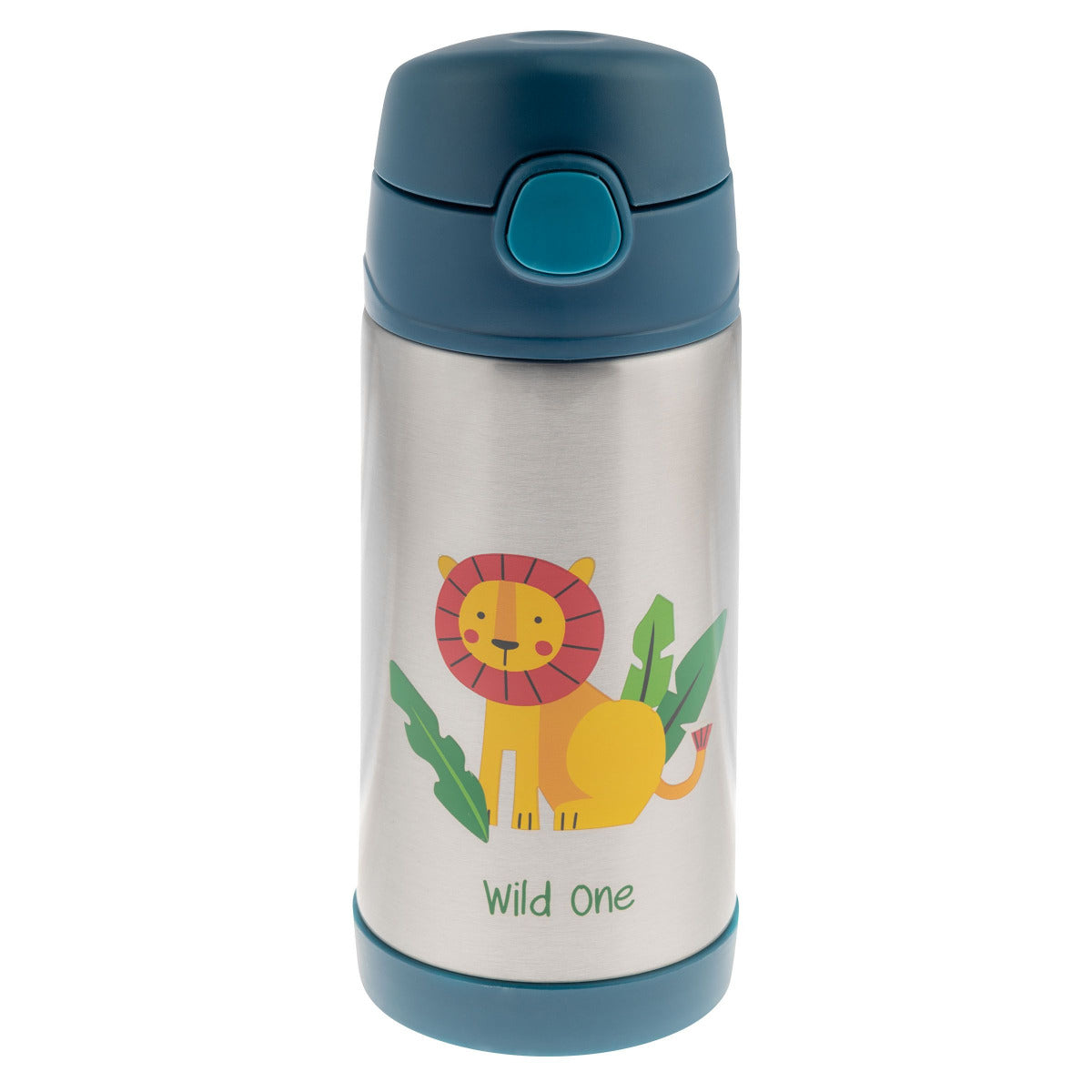 Buy Stephen Joseph Insulated Stainless Steel Water Bottle Zoo 350ml | Yallatoys.com