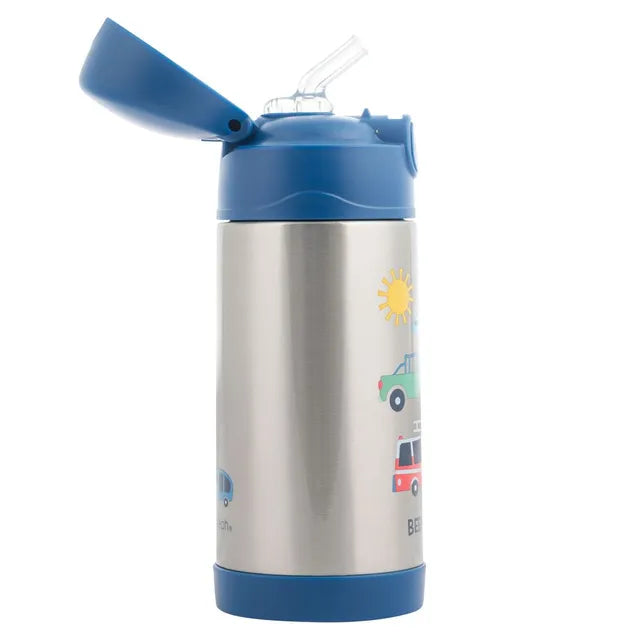 Buy Stephen Joseph Double Wall Stainless Steel Bottle Transportation | Yallatoys.com