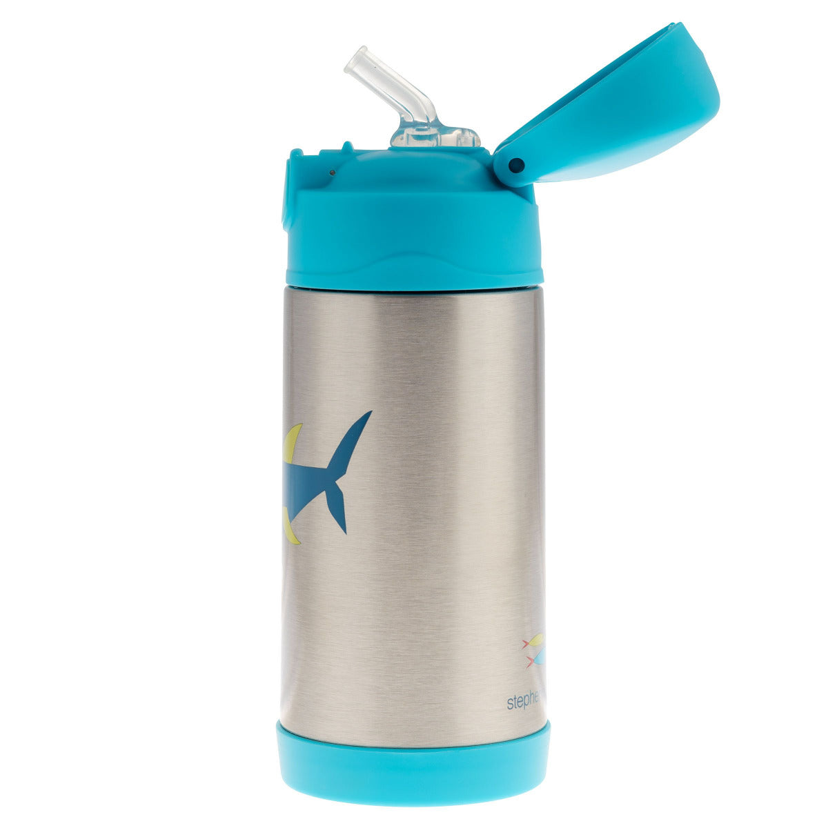 Buy Stephen Joseph Insulated Stainless Steel Bottle Shark 348ml | Yallatoys.com