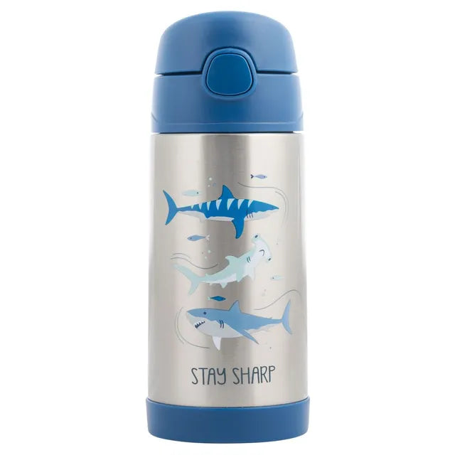 Buy Stephen Joseph Double Wall Stainless Steel Bottle Shark 350ml | Yallatoys.com