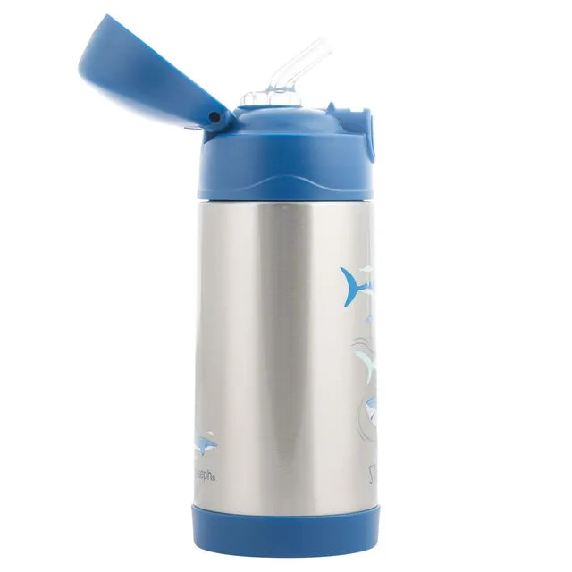 Buy Stephen Joseph Double Wall Stainless Steel Bottle Shark 350ml | Yallatoys.com