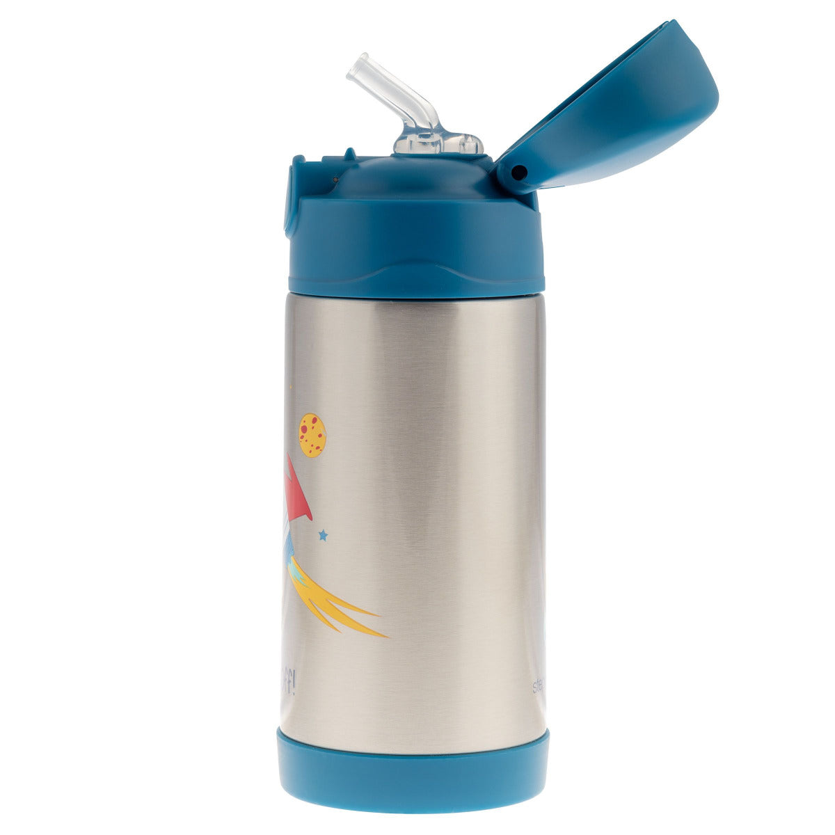 Buy Stephen Joseph Insulated Stainless Steel Bottle Space Blue 350ml | Yallatoys.com