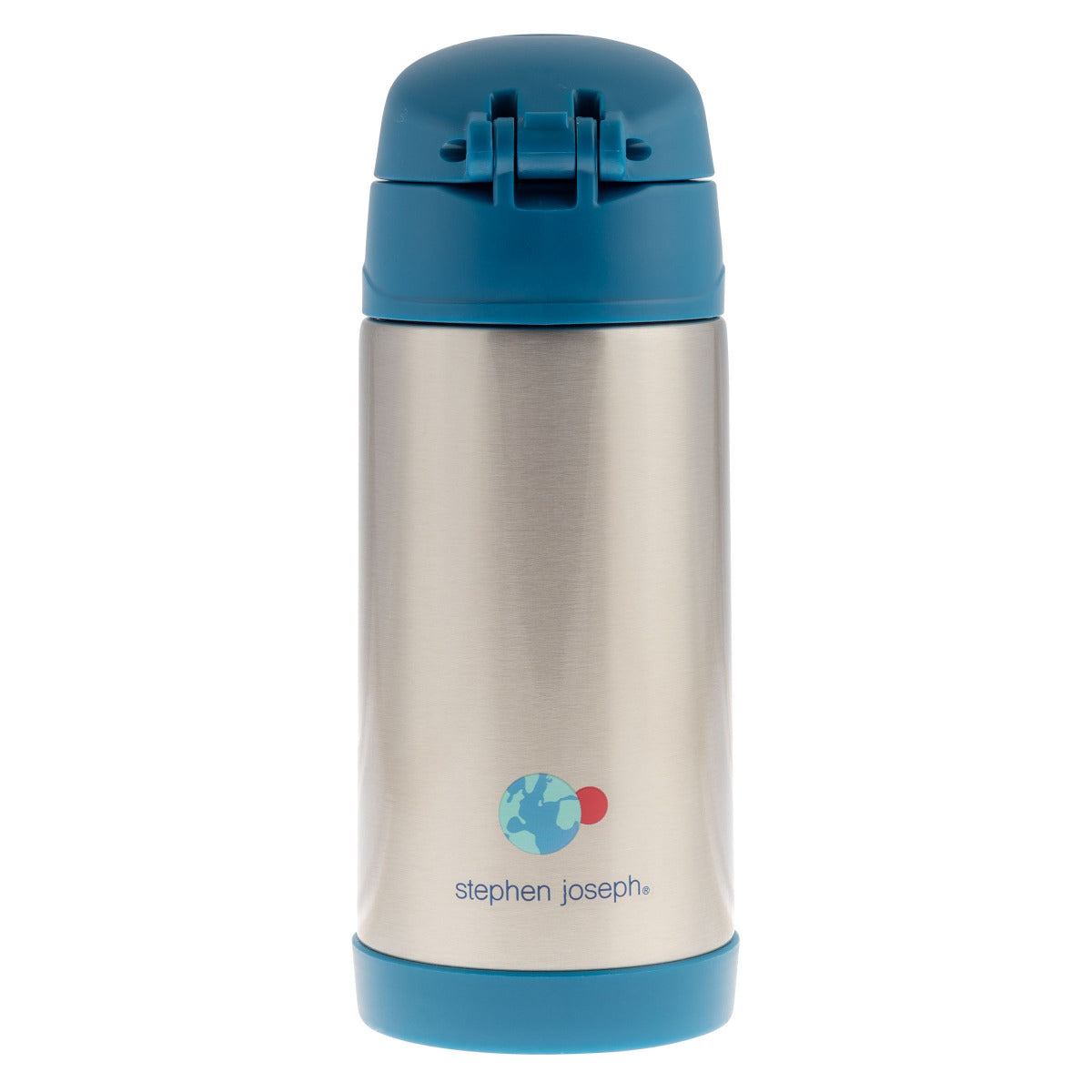 Buy Stephen Joseph Insulated Stainless Steel Bottle Space Blue 350ml | Yallatoys.com