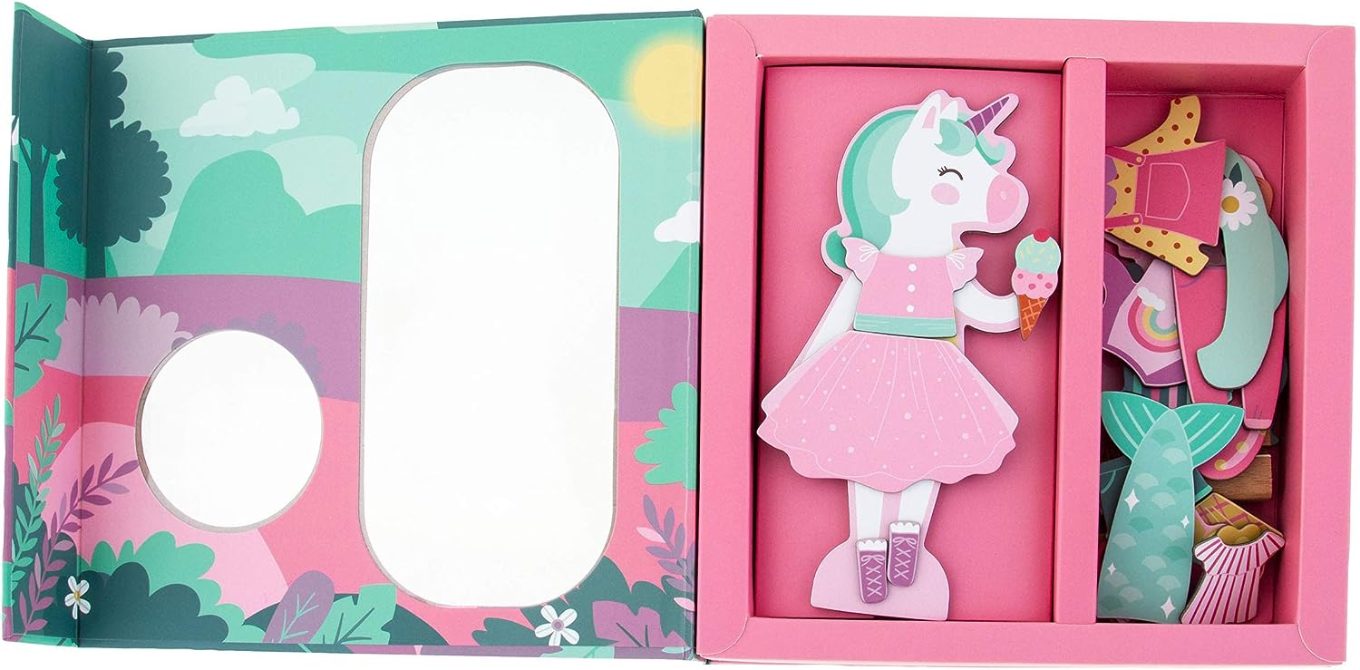 Buy Stephen Joseph Magnetic Dress Up Doll Unicorn and Princess | Yallatoys.com