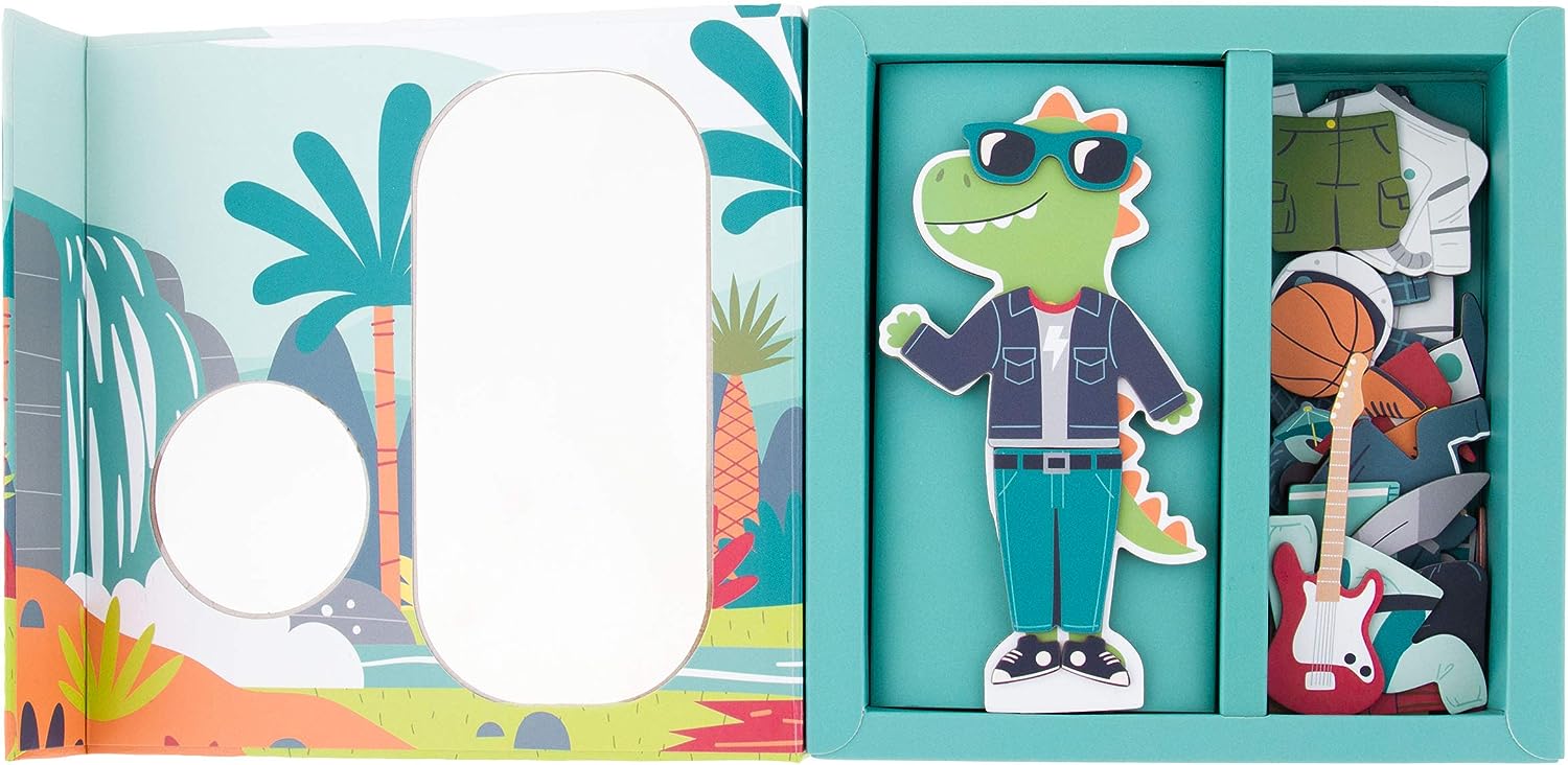 Buy Stephen Joseph Magnetic Dress Up Doll Dino and Lion | Yallatoys.com