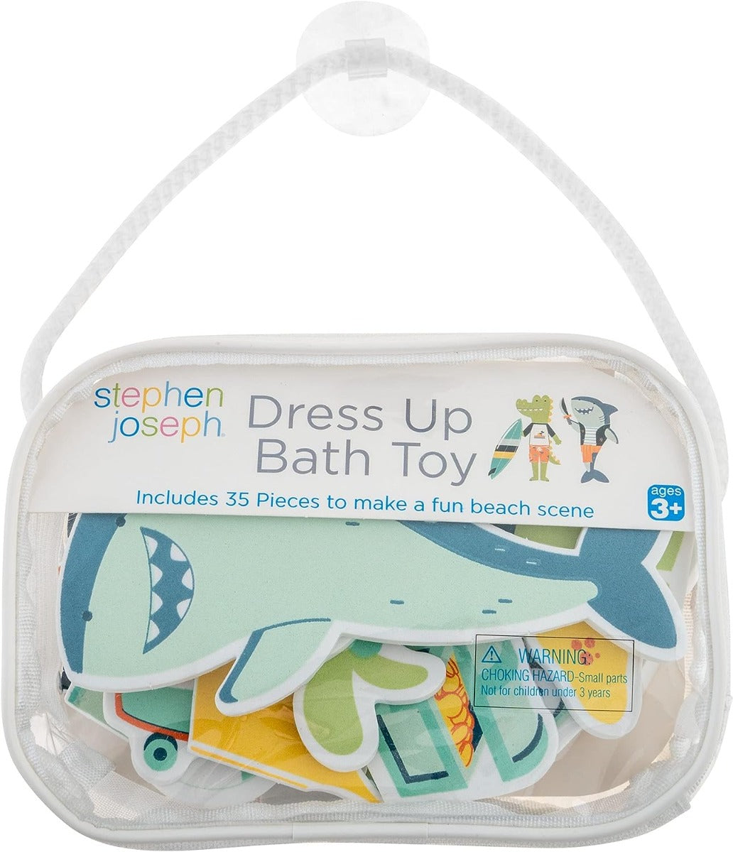 Stephen Joseph Floating Dress Up Foam Bath 26pcs Shark Dino Stephen Joseph Yallatoys