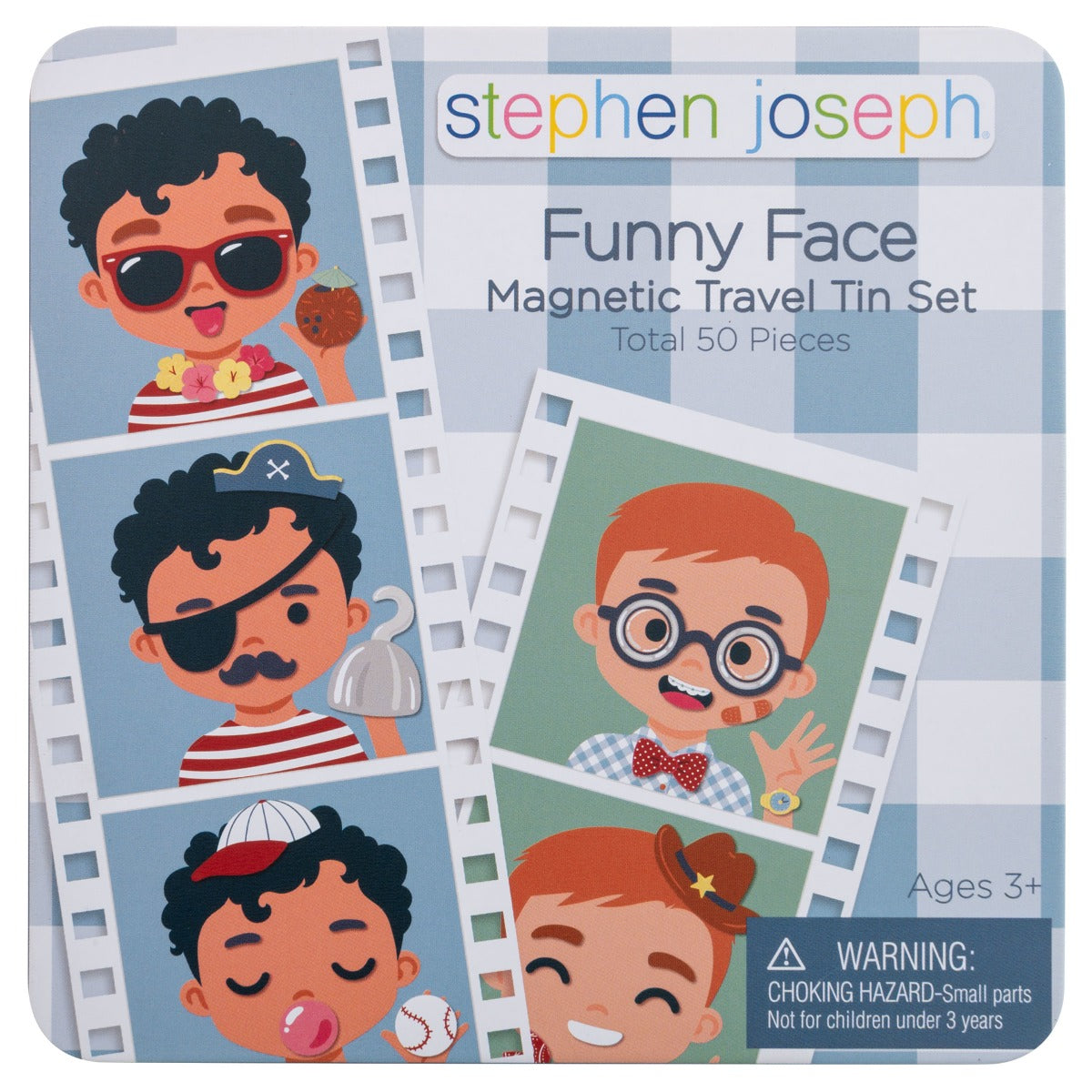 Buy Stephen Joseph Funny Faces Magnetic Set Boy | Yallatoys.com