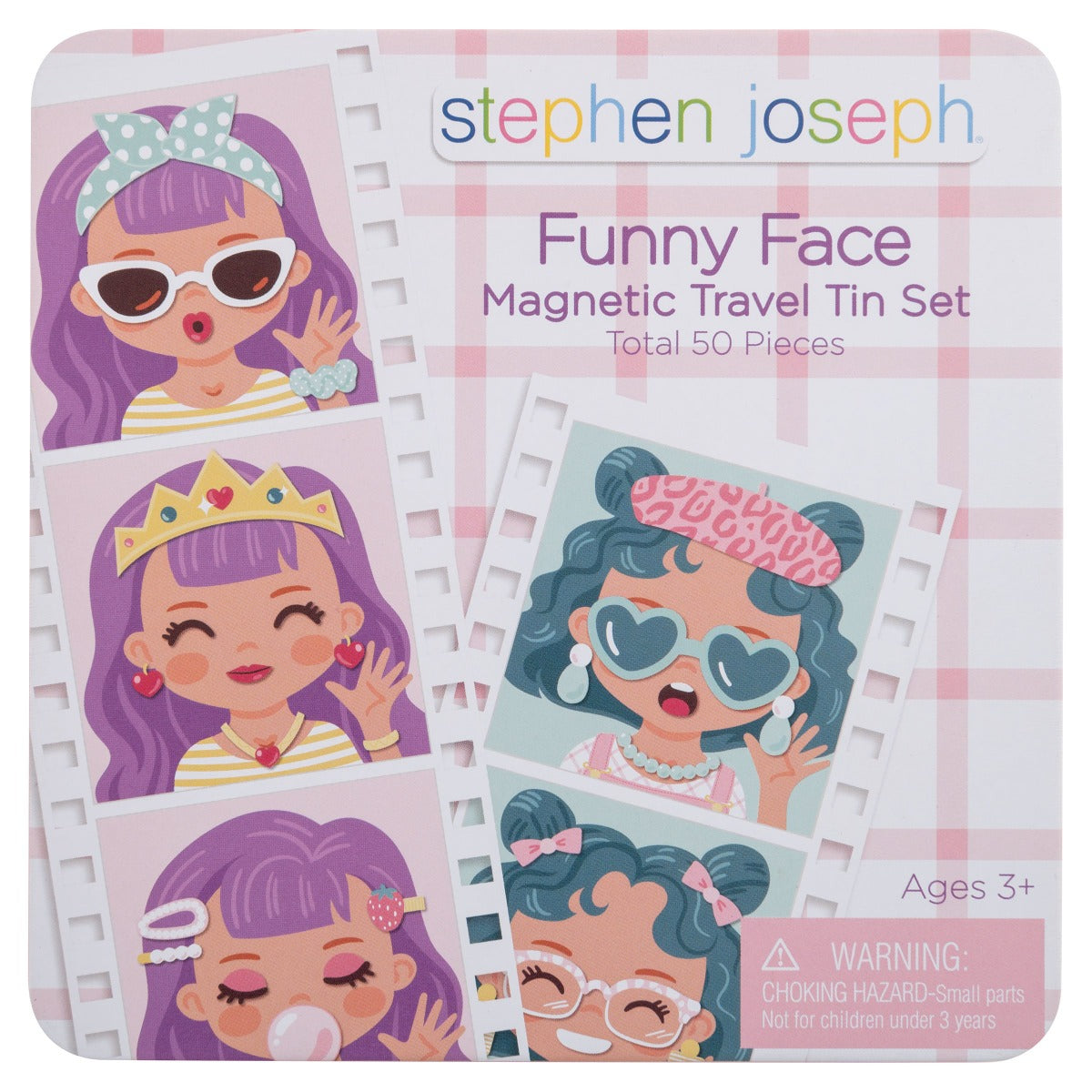 Buy Stephen Joseph Funny Faces Magnetic Set Girl | Yallatoys.com