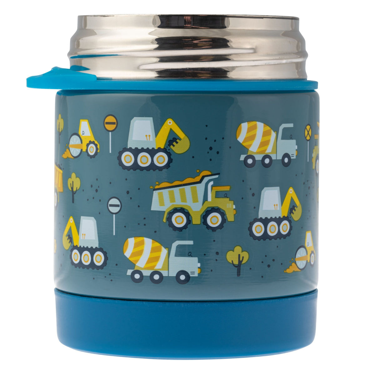 Buy Stephen Joseph Insulated Food Jar Construction Blue | Yallatoys.com