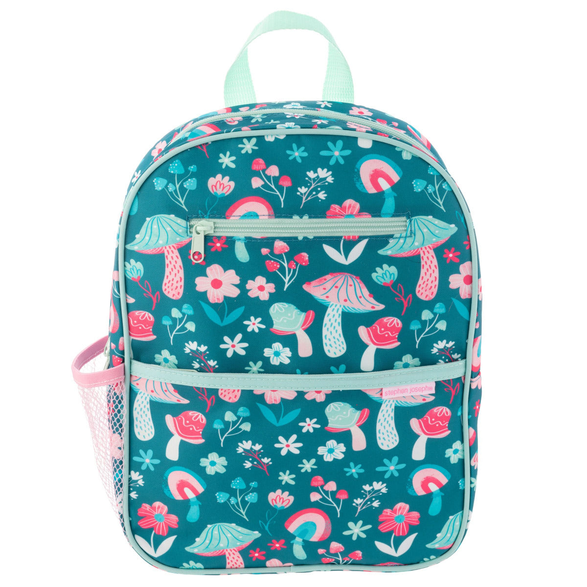 Buy Stephen Joseph Preschool Backpack Mushroom Green 12inch | Yallatoys.com