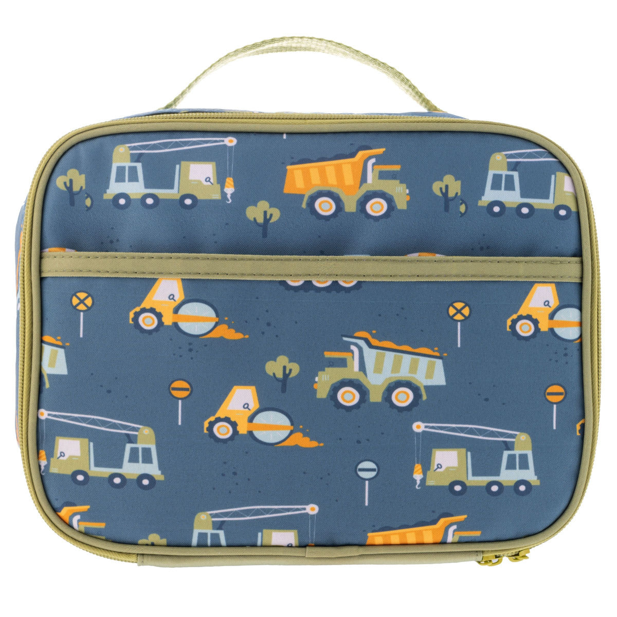 Buy Stephen Joseph Insulated Preschool Lunch bag Construction Green | Yallatoys.com
