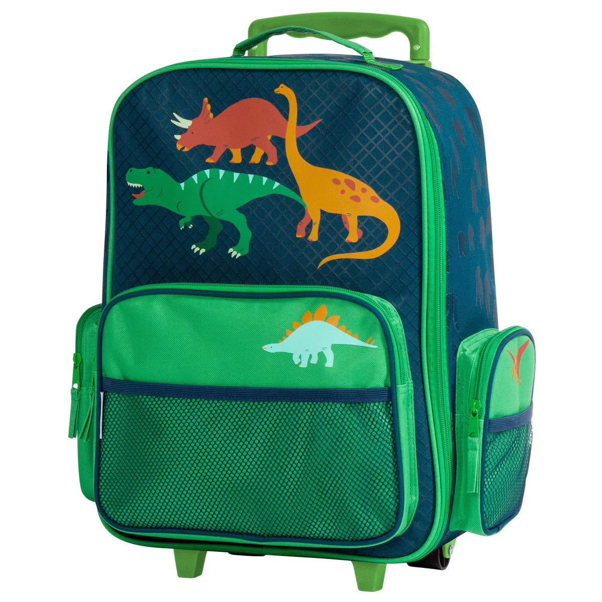 Buy Stephen Joseph Classic Trolley Bag Dino Green 18inch | Yallatoys.com