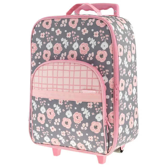 Buy Stephen Joseph Printed Rolling Trolley Bag Charcoal Flower | Yallatoys.com