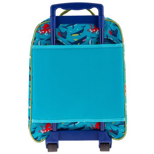 Buy Stephen Joseph All Over Print Rolling Luggage Shark Blue 18inch | Yallatoys.com