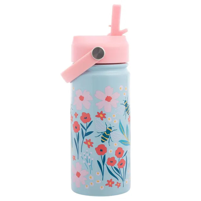 Buy Stephen Joseph Insulated Stainless Steel Bottle With Handle Bee 414 ml | Yallatoys.com