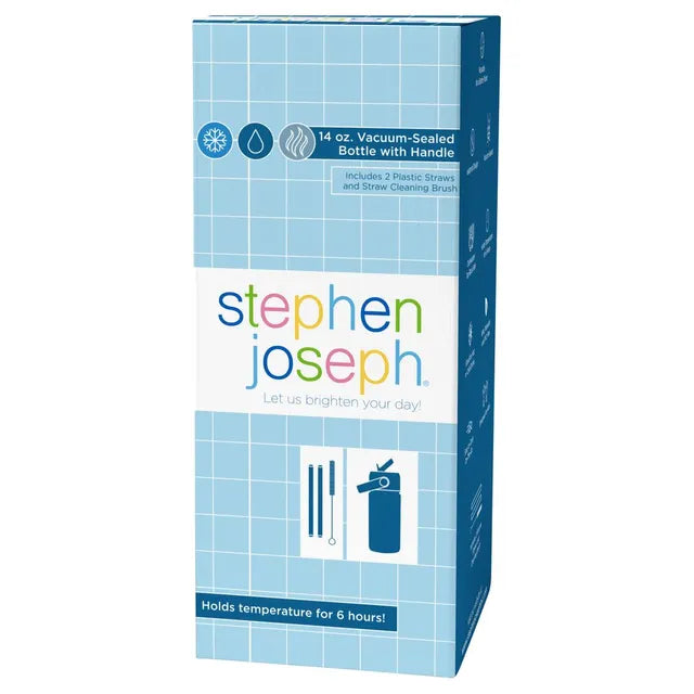 Buy Stephen Joseph Insulated Stainless Steel Bottle With Handle Shark 414 ml | Yallatoys.com