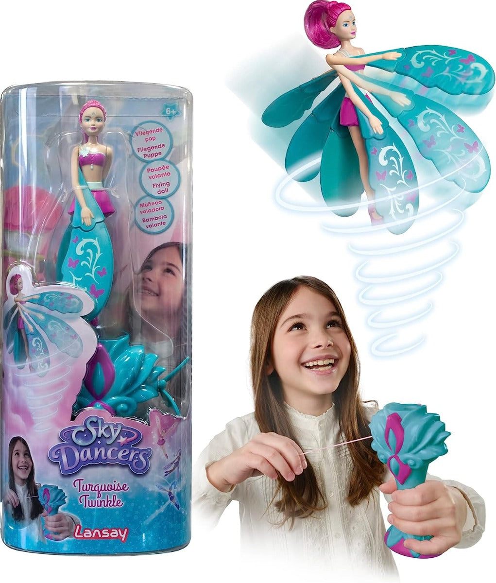 Buy Sky Dancers Turquoise Twinkle Flying Doll | Yallatoys.com