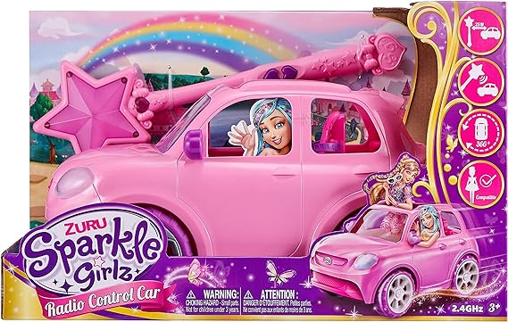 Buy Sparkle Girlz Pink Radio Controlled Car with Wand Remote Control | Yallatoys.com
