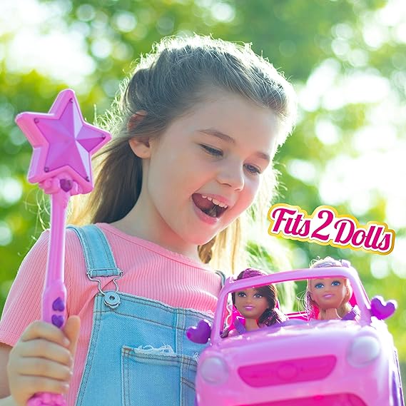 Buy Sparkle Girlz Pink Radio Controlled Car with Wand Remote Control | Yallatoys.com