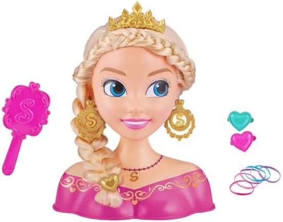 Buy Sparkle Girlz Princess Hair Styling Head with 14 Accessories | Yallatoys.com