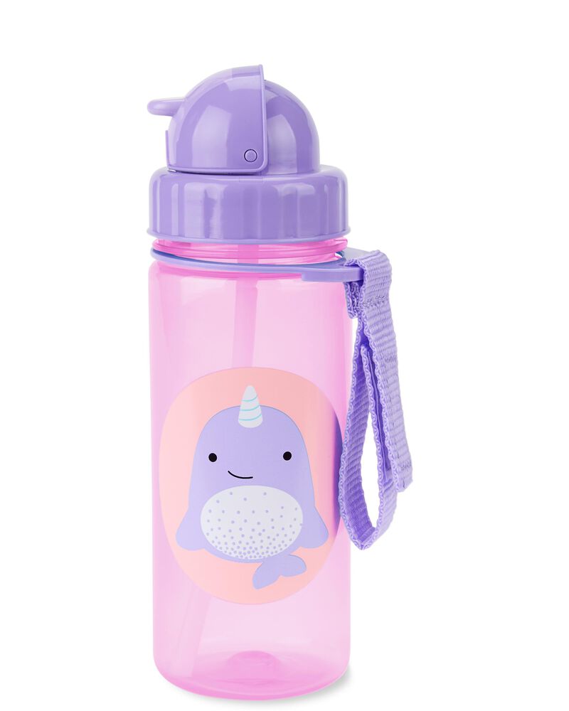 Buy Skip Hop Zoo Straw Bottle Narwhal 390ml | Yallatoys.com