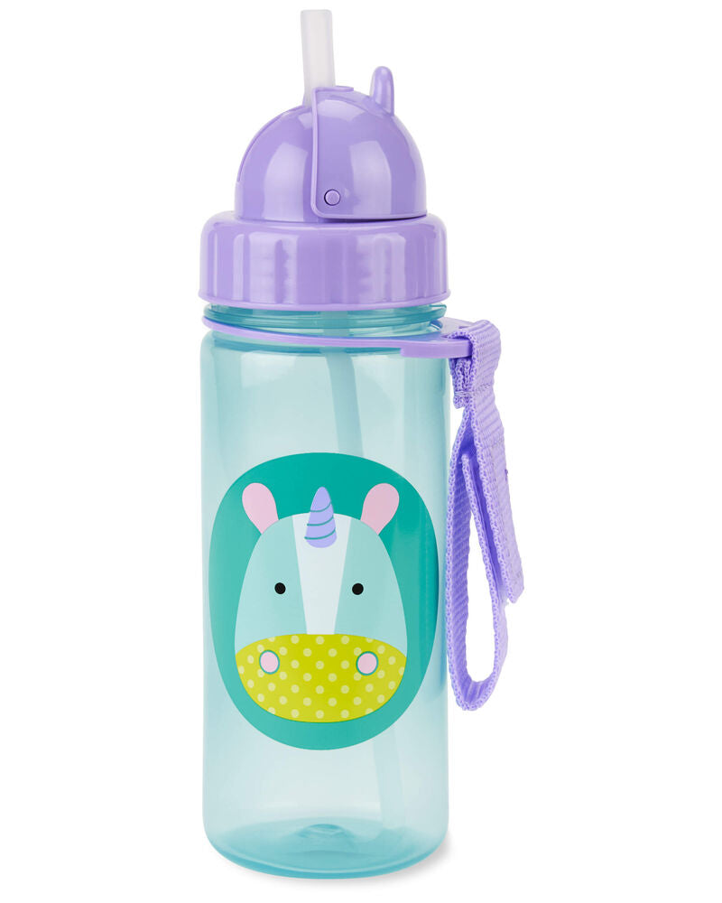 Buy Skip Hop Zoo Straw Bottle Unicorn 390ml | Yallatoys.com