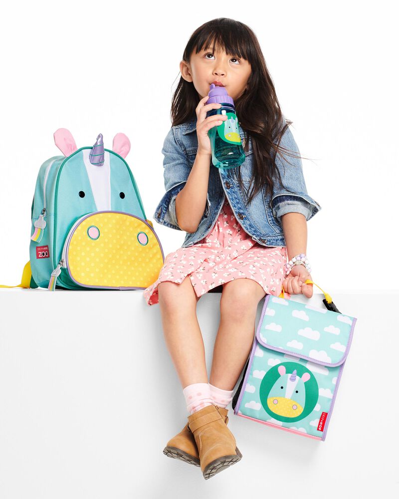 Buy Skip Hop Zoo Straw Bottle Unicorn 390ml | Yallatoys.com