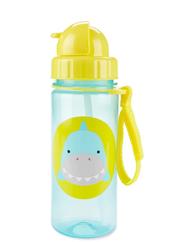 Buy Skip Hop Zoo Straw Bottle Shark 390ml | Yallatoys.com
