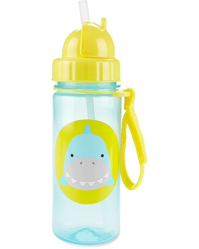 Buy Skip Hop Zoo Straw Bottle Shark 390ml | Yallatoys.com